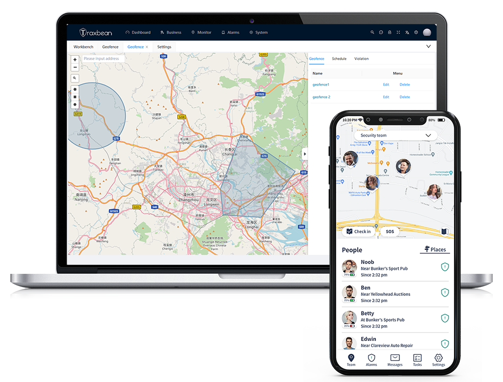 Traxbean电子监控系统